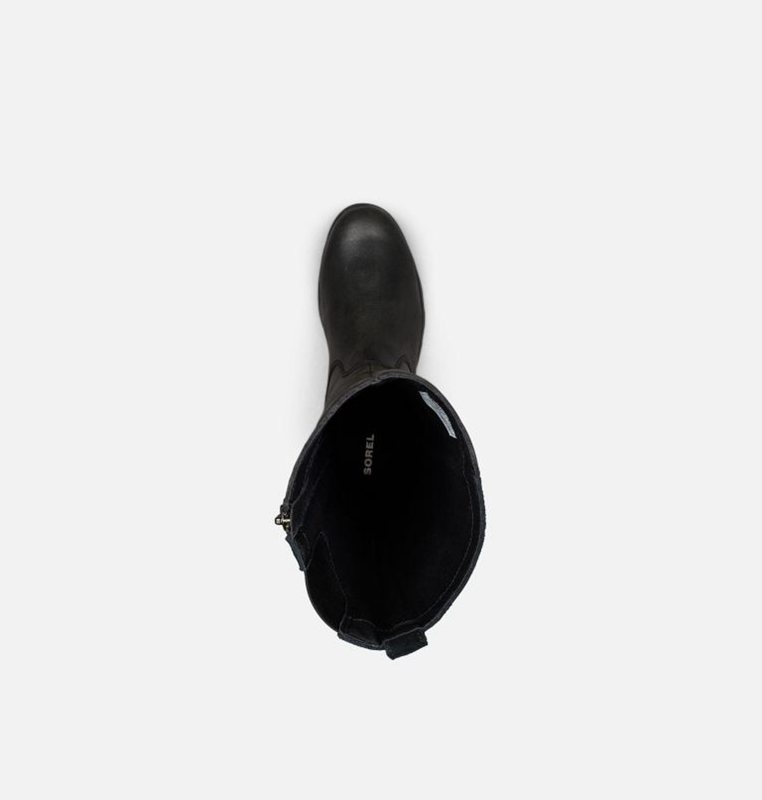 Botas De Agua Sorel Mujer - Emelie™ Tall Bajas Negras - 47359-MNYO